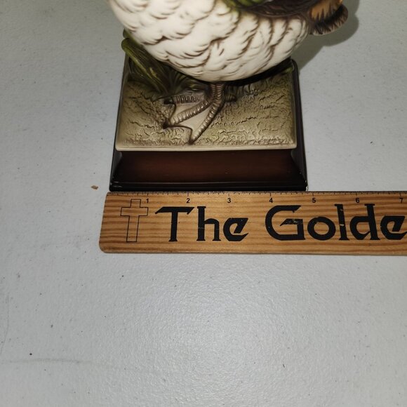 Ceramic Duck Attached Base Made in Japan Decorative Duck Statue - Picture 9 of 9